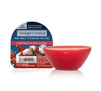 Yankee Candle Fondant de cire Nuit de Noël – Jusqu'à 8 h de parfum – Blanc, 1 unité