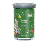 YANKEE CANDLE Grande bougie en pot en forme de sapin de Noël scintillant