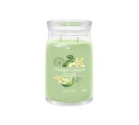 Yankee Candle Grande Signature Vanilla Lime - Bougie 567 g, 2 mèches, cire soja, 60-90 h