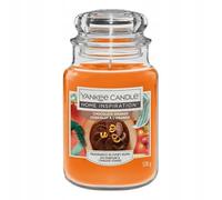 Yankee Candle Home Inspiration Grande bougie parfumée au chocolat et à l'orange, 538 g - pour Noël et Pâques