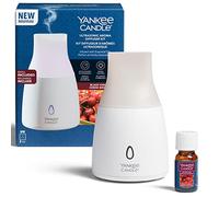 Yankee Candle Kit pour diffuseur d’arôme ultrasonique | Huile Cerise griotte pour diffuseur d’arôme | LED qui changent de couleur | Fonction d’arrêt automatique | Fonctionnement silencieux | Prise UE