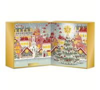 Yankee Candle Livre de l'Avent Bougie votive 12x37g + Bougie à thé 12x9,8g + Bougeoir