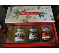 Yankee Candle Noël XMAS, COFFRET CADEAU 3 PETITS POTS, 2020, Rare