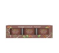 Yankee Candle Praline & Birch Coffret cadeau 3 bougies votives remplies