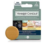 Yankee Candle Recharge de diffuseur de Parfum pour Voiture | Cupcake Vanille | Dure jusqu'à 60 Jours | 1 pièce