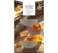 Yankee Candle Recharge de parfum Scent Plug | Ambre et bois de santal | Pour petits à moyens espaces | Parfum longue durée
