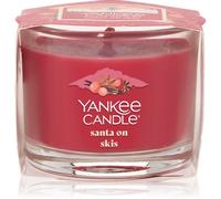 Yankee Candle Santa On Skis bougie votive glass 37 g