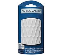 Yankee Candle ScentPlug diffuseur | Diffuseur électrique | Habillage Organic blanc | Prise UE (2 broches)