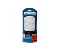 Yankee Candle ScentPlug kit de démarrage | Diffuseur électrique, Cerise griotte | Jusqu'à 30 jours de parfum | Design Organic blanc | Prise UE (2 broches)