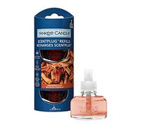 Yankee Candle ScentPlug recharges de parfum | Huile pour diffuseur électrique Bâton de cannelle | Jusqu'à 60 jours de parfum | 2 recharges