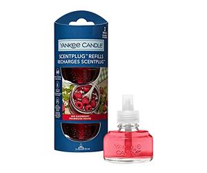 Yankee Candle ScentPlug recharges de parfum | Huile pour diffuseur électrique Framboise rouge | Jusqu'à 60 jours de parfum | 2 recharges