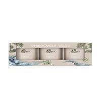 Yankee Candle Seaside Woods Coffret cadeau de 3 bougies votives remplies
