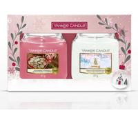 Yankee Candle Set cadeau verre 2pcs/Set cadeau de Noël 2022 2x 411g