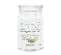 Yankee Candle Clean Cotton bougie parfumée Signature 567 g
