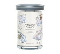 Yankee Candle Bougie parfumée Signature – Grande en verre, double mèche, mélange de cire de soja