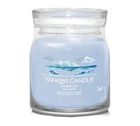 Yankee Candle Ocean Air bougie en cire Cylindre Ambre, Jasmin, Bois de santal Bleu 1 pièce(s)