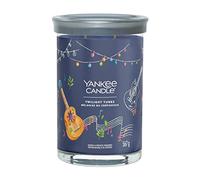 Yankee Candle Signature Bougie parfumée | Twilight Tunes Grande bougie en verre avec double mèche | Mélange de cire de soja à combustion longue | Cadeau parfait pour femme