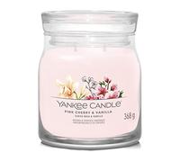 Yankee Candle Signature Candle | Bougie parfumée en pot de taille moyenne avec double mèche | Mélange de cire de soja à combustion longue | Cadeau parfait pour femme (1630020E)