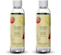 YANKEE CANDLE Signature Recharge brins diffuseur | Limonade glacée aux Fruits Rouges | 200 ML | Jusqu’à 20 semaines de Fragrance | Cadeau Parfait pour Les Femmes (Lot de 2)