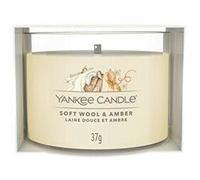 Yankee-Candle Parfums-dambiance Bougie-votive-en-verreSoft Wool & Amber 37 g