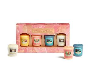 Yankee Candle The Last Paradise | 4 Bougies votives parfumées | Idéal pour la fête des Mères - Coffret Cadeau