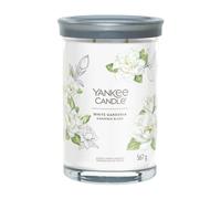 Yankee Candle Signature Bougie parfumée | Grande bougie parfumée gardénia blanc avec double mèche | Bougie en cire de soja à combustion longue | Cadeau parfait pour femme (1630723E)