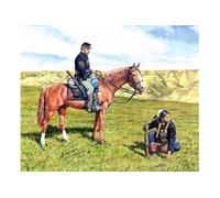 Série De La Guerre De Sécession : Yankee Scout Et Tracker - Master Box Mb3549