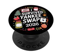 Yankee Swap Secret Santa 2026 Éléphant Blanc PopSockets PopGrip Adhésif