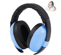 YANKUIRUI Casque anti bruit pour bébé Ajustement Sûr & Confortable Protection Auditive pour Enfants Jusqu’à 3 Ans, Réduction Du Son De SNR 26 dB Bleu
