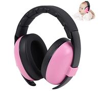 YANKUIRUI Casque anti bruit pour bébé Ajustement Sûr & Confortable Protection Auditive pour Enfants Jusqu’à 3 Ans, Réduction Du Son De SNR 26 dB Rose