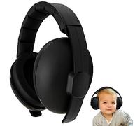 YANKUIRUI Casque anti bruit pour bébé Ajustement Sûr & Confortable Protection Auditive pour Enfants Jusqu’à 3 Ans, Réduction Du Son De SNR 26 dB Noir