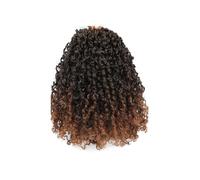 Yanky Twist Crochet Hair for femmes noires 6 paquets de tresses synthétiques au crochet perruques Wear and Go(T30,8inch)