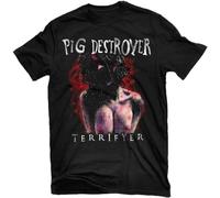 yanli Pig Destroyer Terrifyer Black T-Shirt Size L