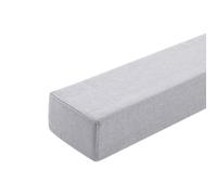 Yanman Coussin de tête de lit de qualité supérieure, remplissage d'espace de lit de taille personnalisée, support rallonge de matelas avec housse amovible, coussin rectangulaire pour accoudoir de
