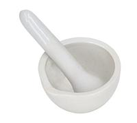 Yanmis 10 Ensembles de Mortier en Céramique Brillant et de Pilotage Bols de Meulage à Chaleur Adaptés aux épices et aux Noix, 60 Ml de capacité, ajusté pour une Utilisation en Laboratoire