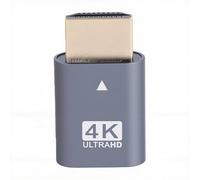 Yanmis 2 Pièces Prise Factice HDMI 4K 60Hz, émulateur EDID de Moniteur Virtuel, Adaptateur D'affichage sans Tête Prenant en Charge 1080p 3840x2160 60Hz pour Le Minage de Crypto