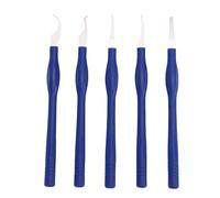 Yanmis 5 en 1 IC CPU Carte Mère Kit D'outils De Réparation, Lames Minces Précision Téléphone Électronique Ouverture Pry Démontage, pour Extraction De Puce, Adhésif Retrait