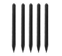 Yanmis 5 PCS 8,5 Pouces 12 Pouces Stylet pour écrans Tactiles Dessin Professionnel, Artistes et Enseignants, avec Véritable Pinceau et Curseur, adapté à la Tablette de Dessin, Noir