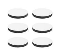 Yanmis 50pcs Haut-Parleur Isolation Pads, Haut-Parleur Isolation Pieds 25mm EVA Mousse Absorption des Chocs Base Pads avec Double Face Auto Adhésif, pour Haut-parleurs, Lecteurs CD,