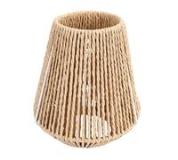 Yanmis Abat-jour en Papier Corde tressé Main pour Douille E27 E14 (BROWN)