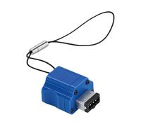 Yanmis Adaptateur de Charge pour Console de Jeu, Convertisseur de Charge pour GBA SP, Type C et Prise Casque, PETG imprimé en 3D avec Corde Anti-Perte Adaptée pour Console de Jeu GBA SP (Blue)
