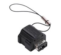 Yanmis Adaptateur de Charge pour GBA SP, Convertisseur de Prise Casque de Type C et 3.5mm avec Corde de Suspension Anti-Perte, pour Consoles de Jeux GBA SP (Black)