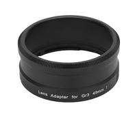 Yanmis Adaptateur de Filtre de L'objectif 49 Mm, pour GR3 GA1 Conversion Remplacement de L'adaptateur D'adaptateur sans Oscillation pour Les Capuchons Filtres de Filetage de 49 Mm