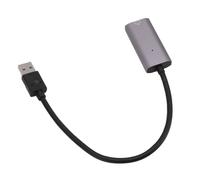 Yanmis Adaptateur D'interface Multimédia USB 3.0 vers HD Haute Vitesse pour Un Affichage sur Double écran et Une commodité de Jeu avec Une Résolution 1080P en Alliage D'aluminium