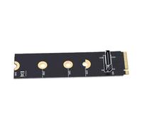 Yanmis Adaptateur M.2 Clé M vers OCuLink, PCIe 4.0 X4, pour Carte Externe | Convertisseur NVMe pour 2230 2242 2260 2280, port vertical pour serveur de bureau, OCuLink SFF-8611 SFF-8612 femelle