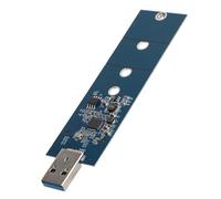 Yanmis Adaptateur M.2 NGFF vers USB 3.0, Lecteur SSD M.2 Haute Vitesse 5 Gbit/s, Prise en Charge 2230/2242/2260/2280, Plug and Play, Convertisseur de Disque Externe Portable pour OS X