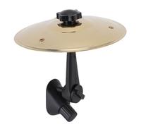 Yanmis Air de Cymbale à Tambour Automobile, Cymbale de Crash de Tambour pour Mélomanes et Batteurs, Installation Facile sur les Tableaux de Bord et les évents (GOLD)
