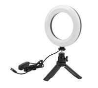 Yanmis Anneau Lumineux, Kit D'éclairage pour Vidéoconférence 3000-5800 K, Lampe LED Haute luminosité Alimentée par USB, 3 Couleurs pour L'étude, la Vidéo, Les Selfies et la Diffusion