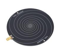 Yanmis Antenne à Polarisation Circulaire, Conception en Spirale équiangulaire à Large Bande, Plage de Fréquences de 0,51 à 10 GHz, avec Polarisation Gauche Droite, pour L'analyse du