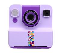 Yanmis Appareil Photo à Impression Instantanée, Caméras d'impression Thermique Vidéo HD 1080p 24MP pour étudiants, écran 2,4 Pouces et Portable, Prend en Charge Une Carte Mémoire (Purple)
